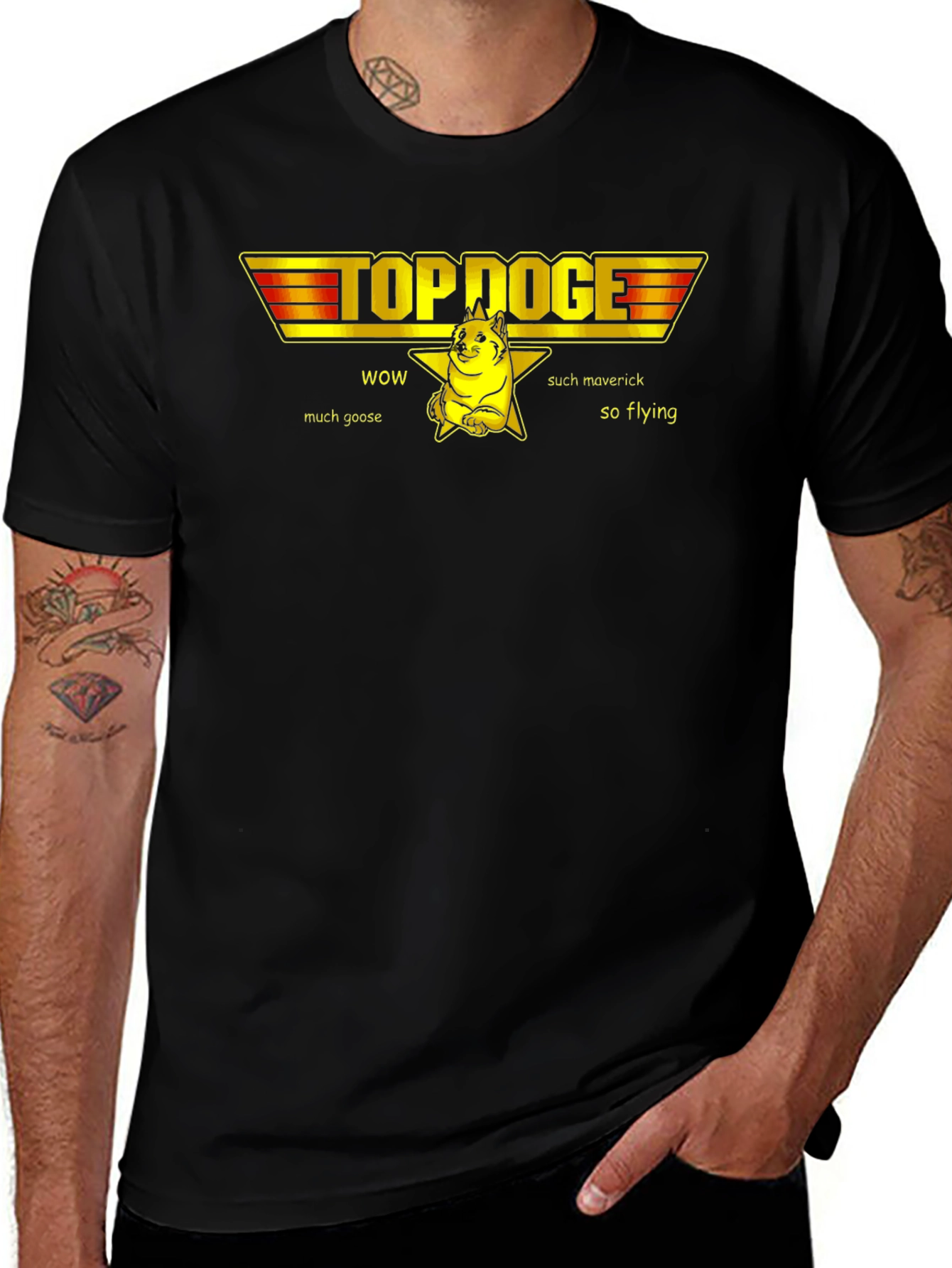 Top Doge T-Shirt - Funny Meme Tee