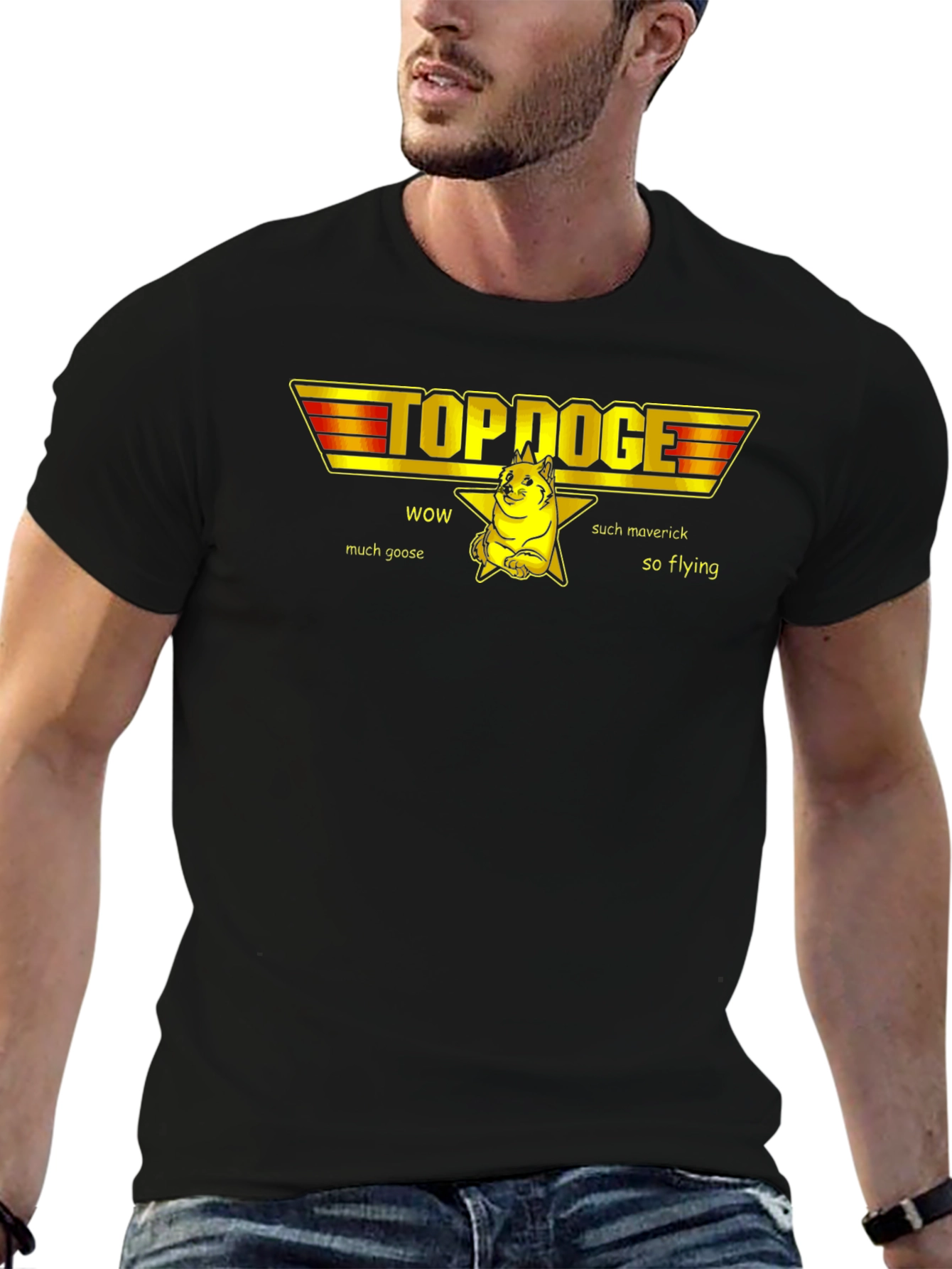 Top Doge T-Shirt - Funny Meme Tee