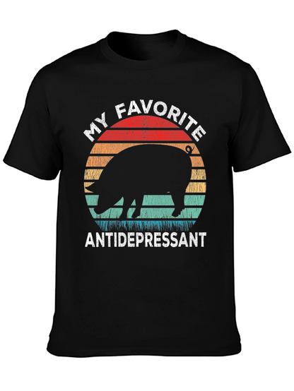 My Favorite Antidepressant Pig T-Shirt