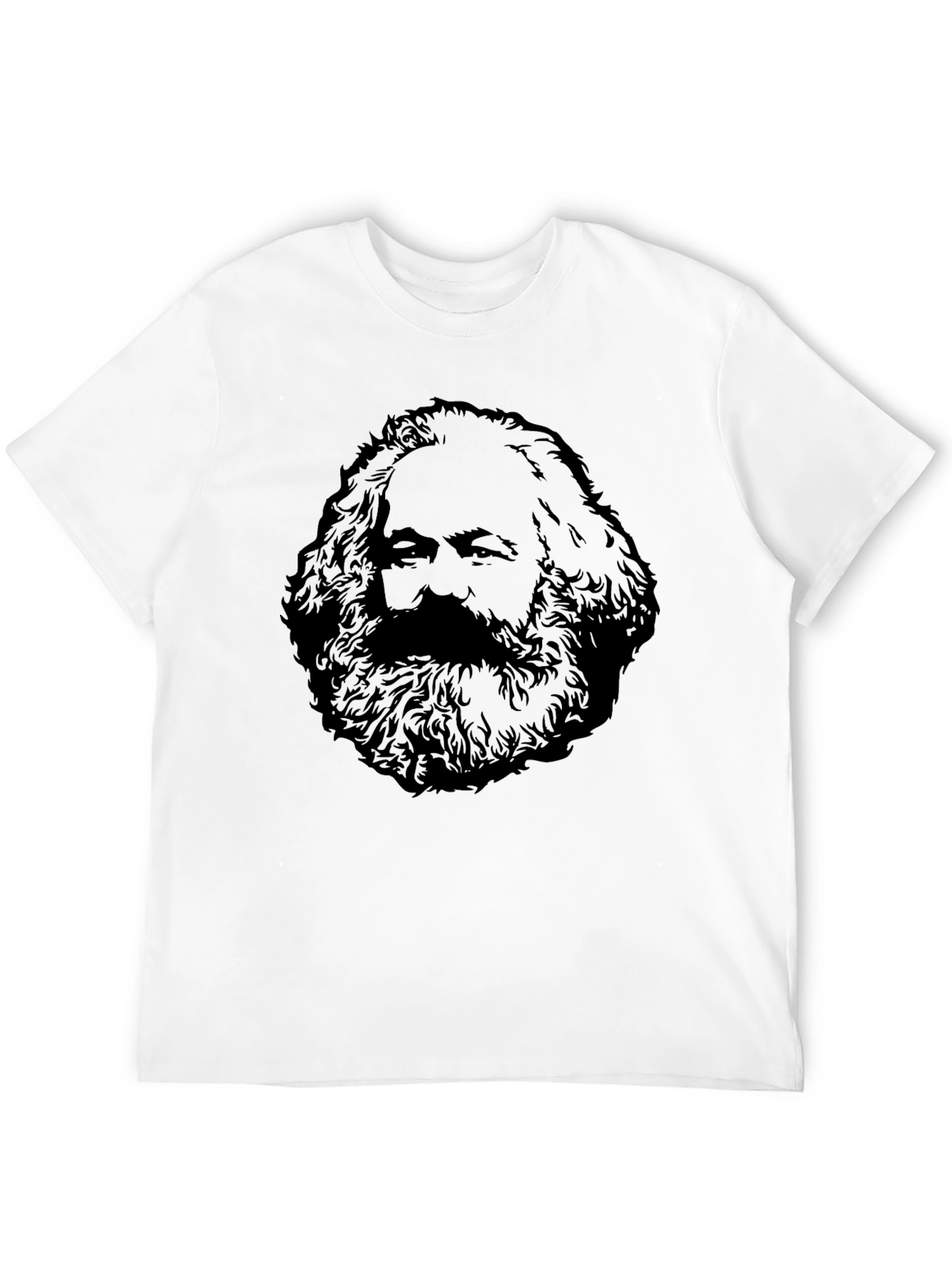 Karl Marx Graphic Tee - Black Cotton T-Shirt