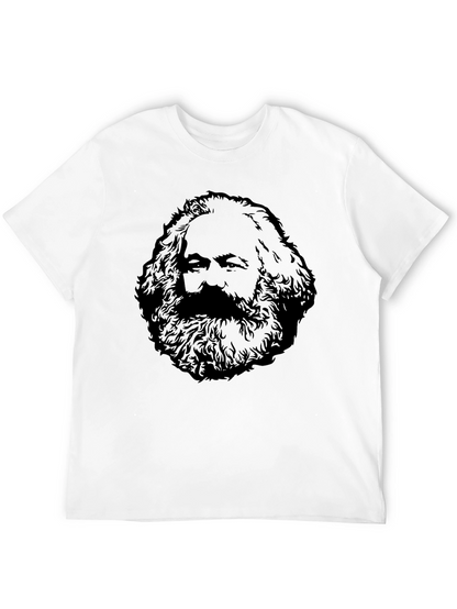 Karl Marx Graphic Tee - Black Cotton T-Shirt