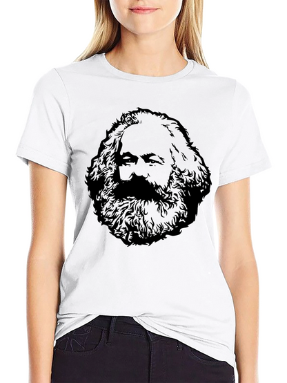 Karl Marx Graphic Tee - Black Cotton T-Shirt