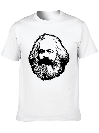 Karl Marx Graphic Tee - Black Cotton T-Shirt