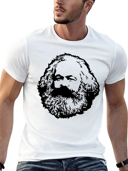 Karl Marx Graphic Tee - Black Cotton T-Shirt