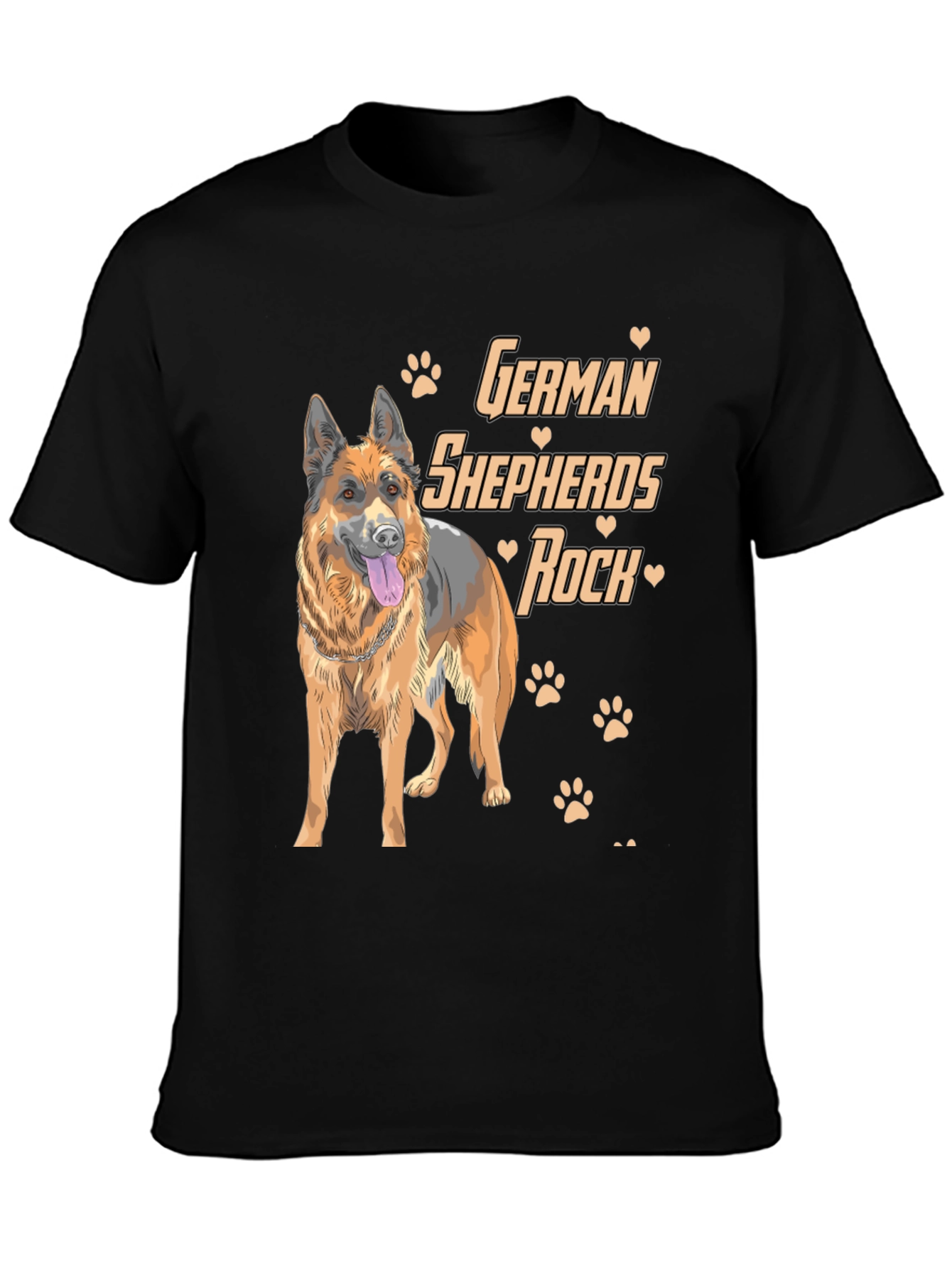 German Shepherd Dog Lover Graphic T-Shirt