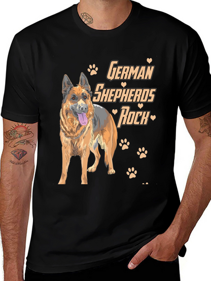 German Shepherd Dog Lover Graphic T-Shirt