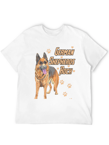 German Shepherd Dog Lover Graphic T-Shirt