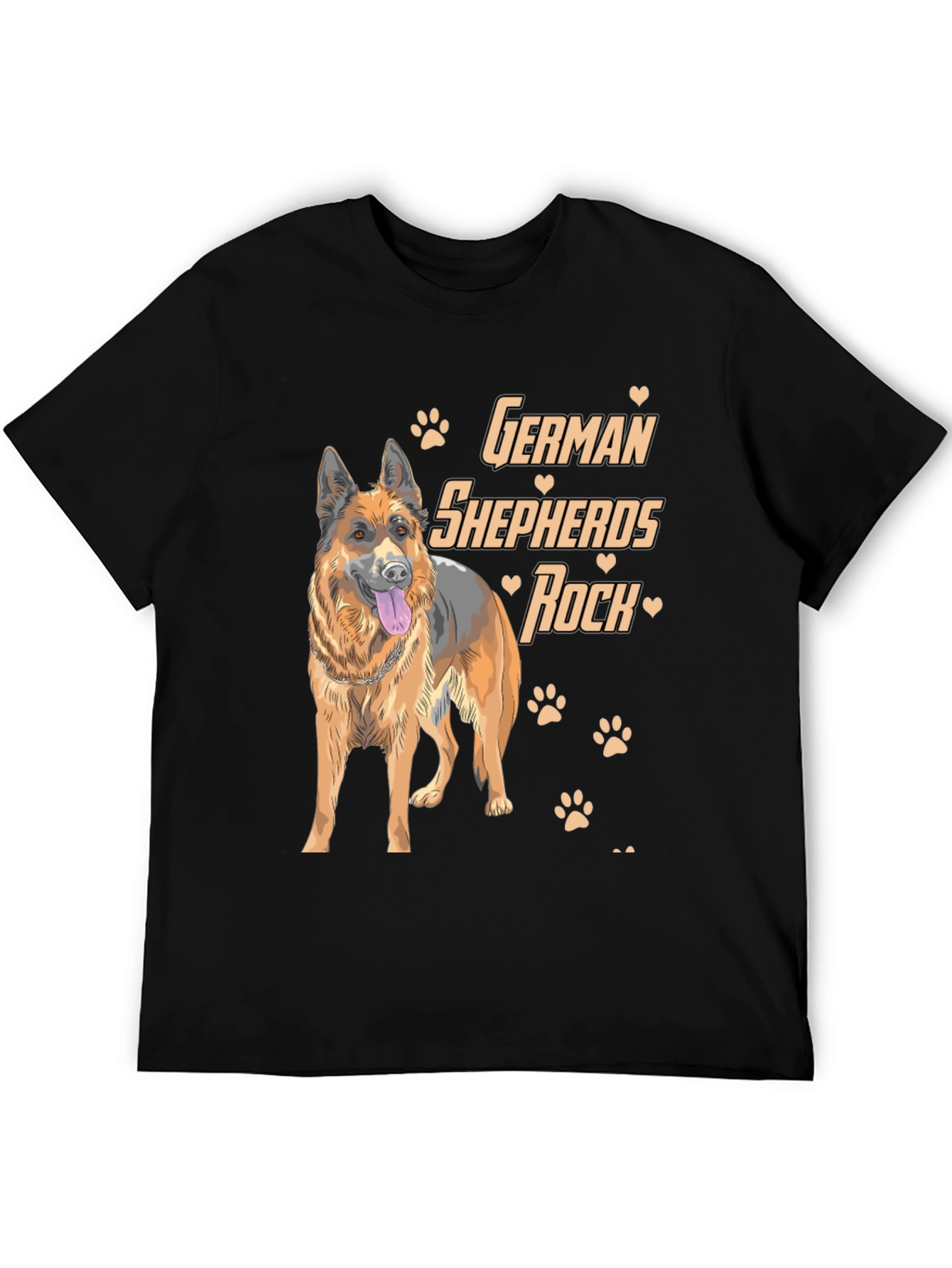 German Shepherd Dog Lover Graphic T-Shirt