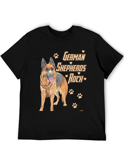 German Shepherd Dog Lover Graphic T-Shirt