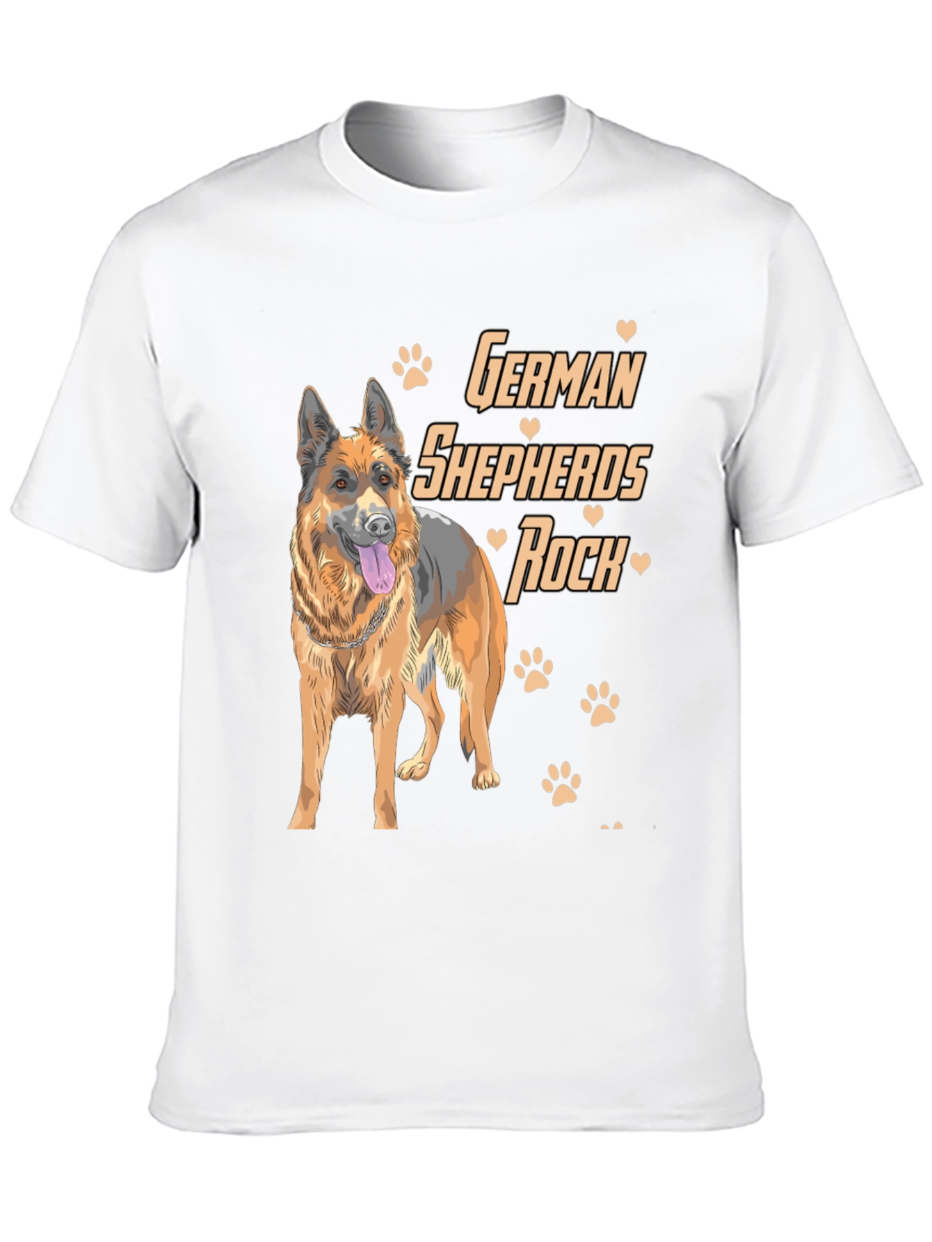 German Shepherd Dog Lover Graphic T-Shirt