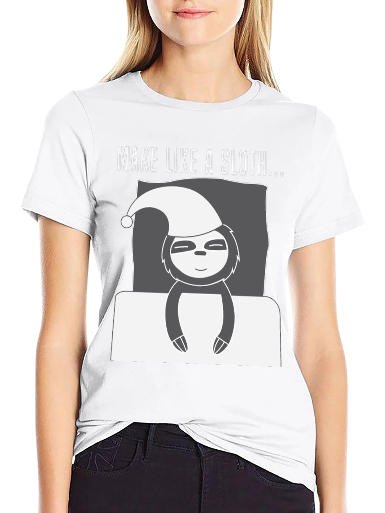 Make Like a Sloth Graphic T-Shirt
