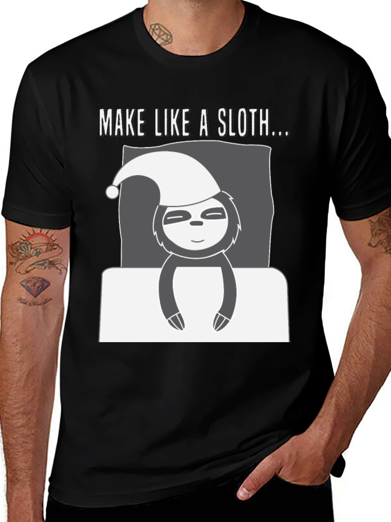 Make Like a Sloth Graphic T-Shirt