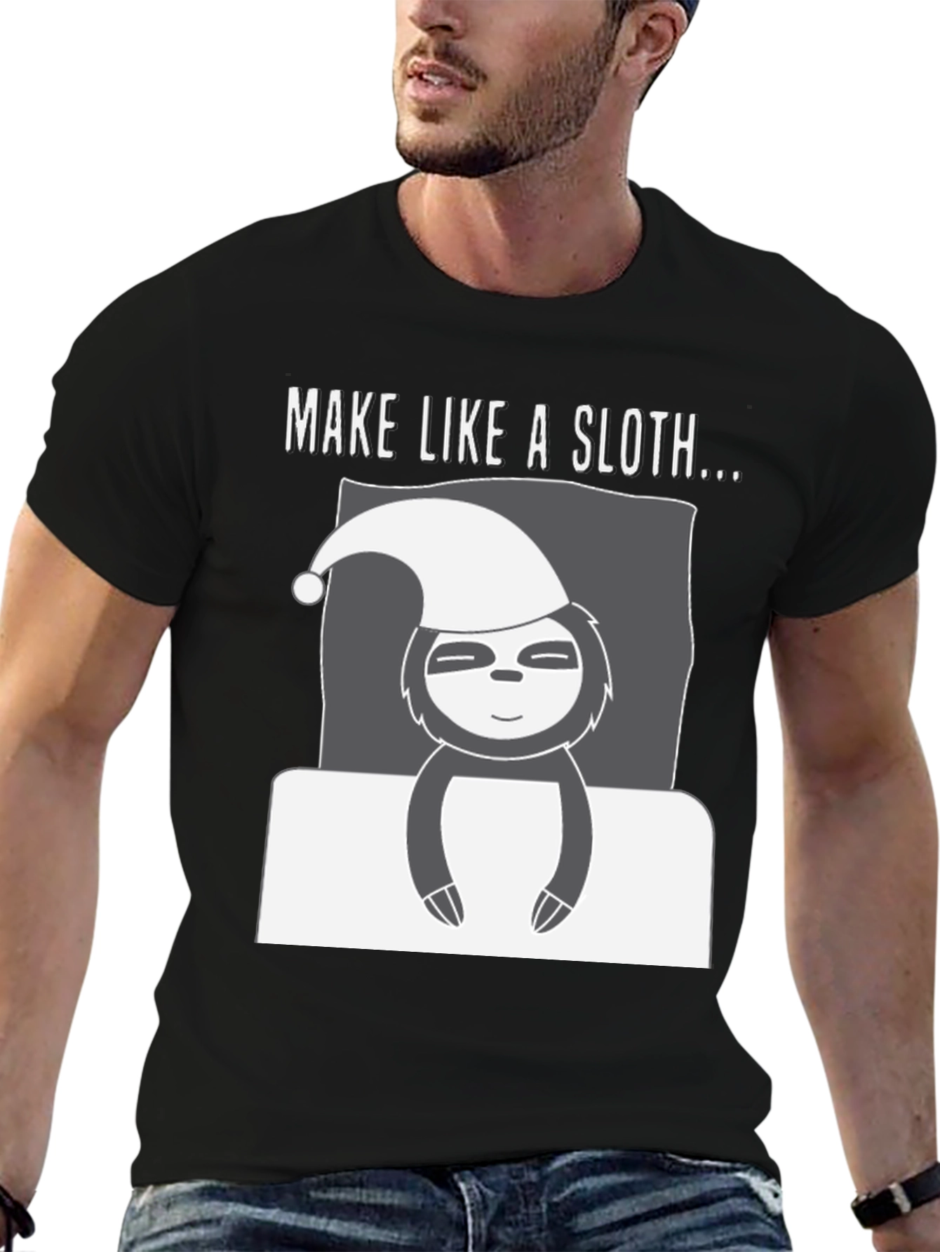 Make Like a Sloth Graphic T-Shirt