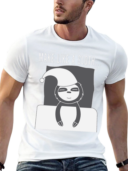 Make Like a Sloth Graphic T-Shirt