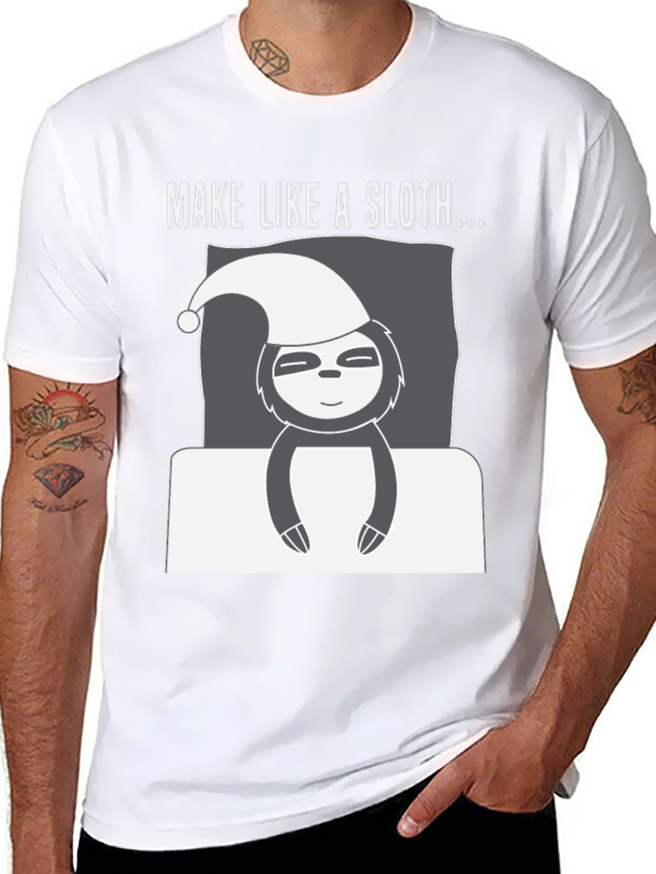 Make Like a Sloth Graphic T-Shirt