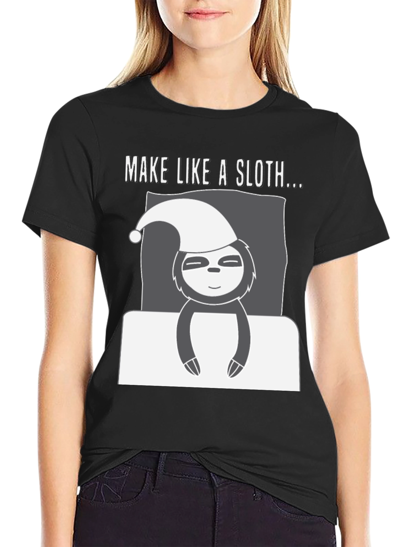 Make Like a Sloth Graphic T-Shirt