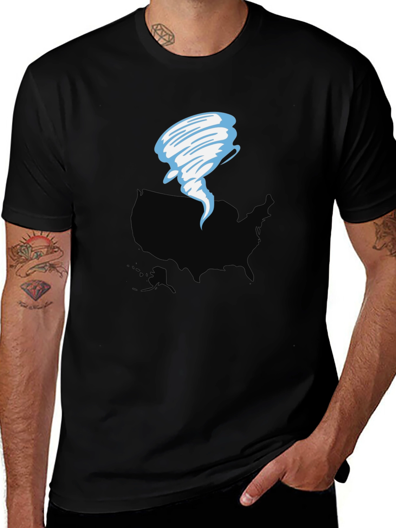 Tornado USA Graphic T-Shirt - Weather Tee
