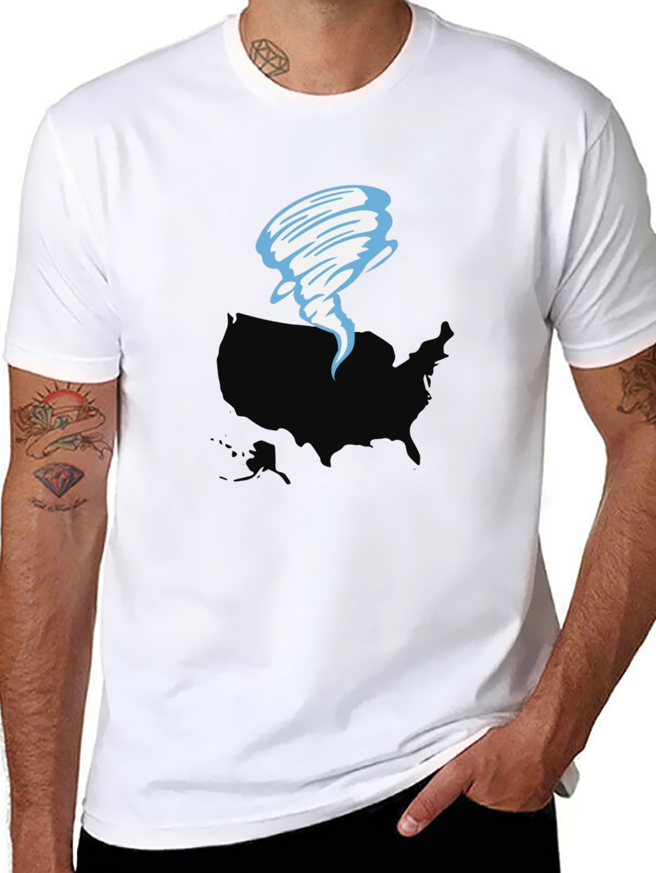 Tornado USA Graphic T-Shirt - Weather Tee