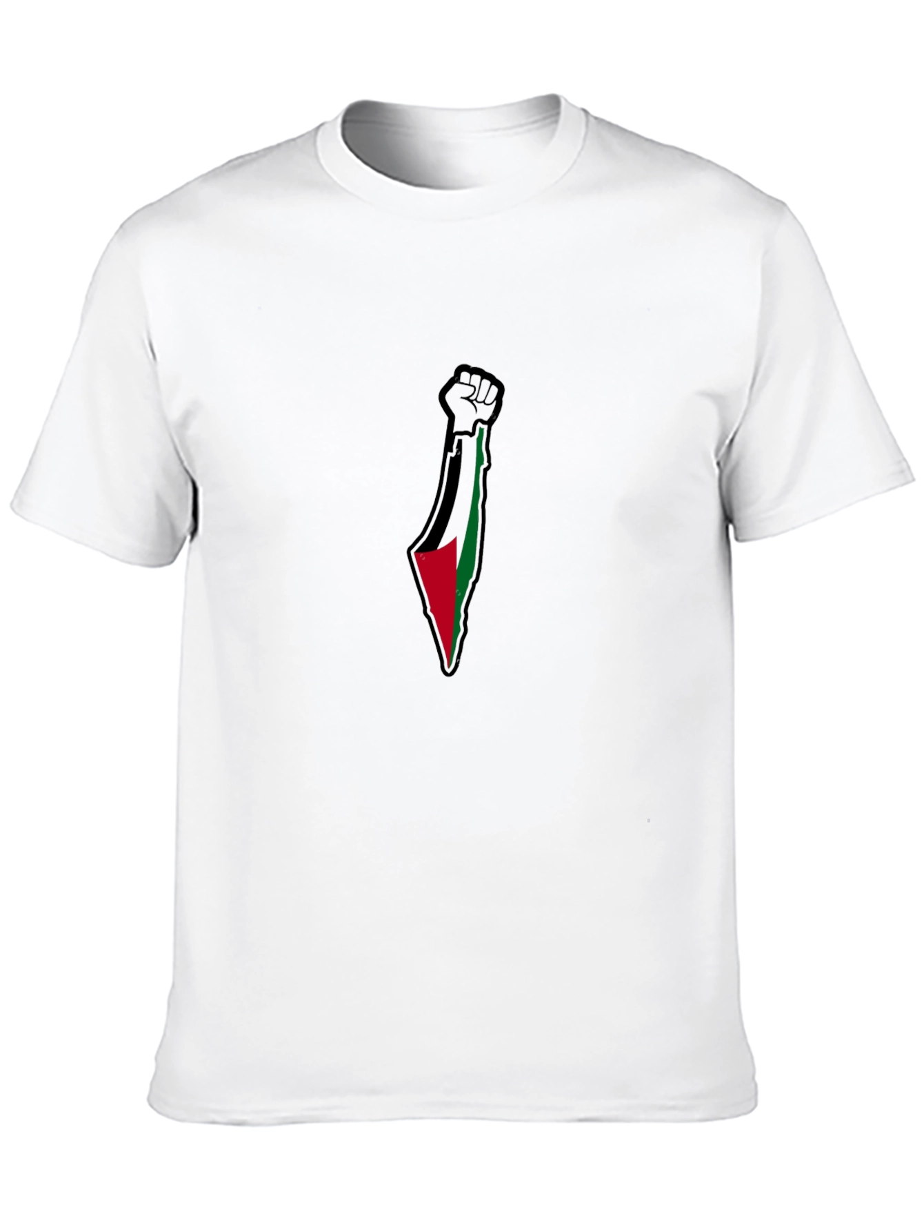 Palestine Fist Flag Graphic T-Shirt