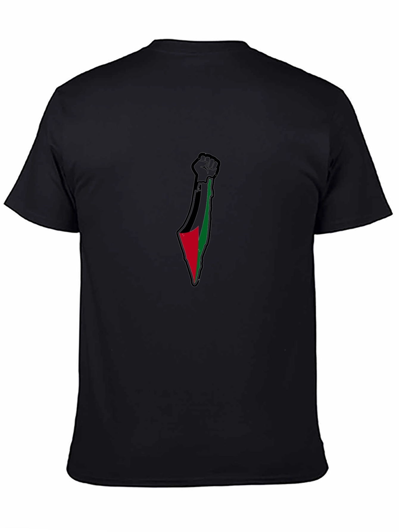 Palestine Fist Flag Graphic T-Shirt