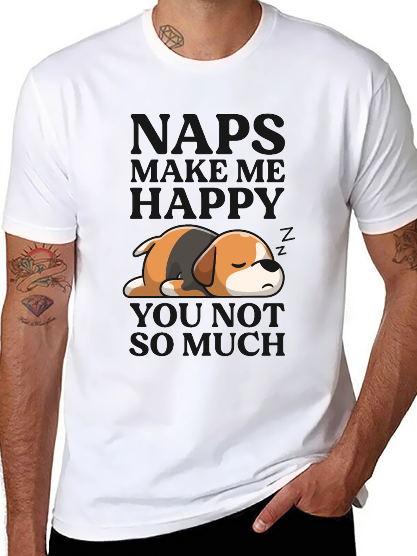 Dogs Make Me Happy T-Shirt