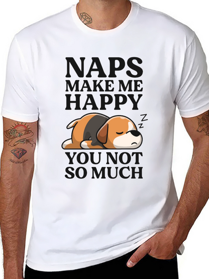 Dogs Make Me Happy T-Shirt