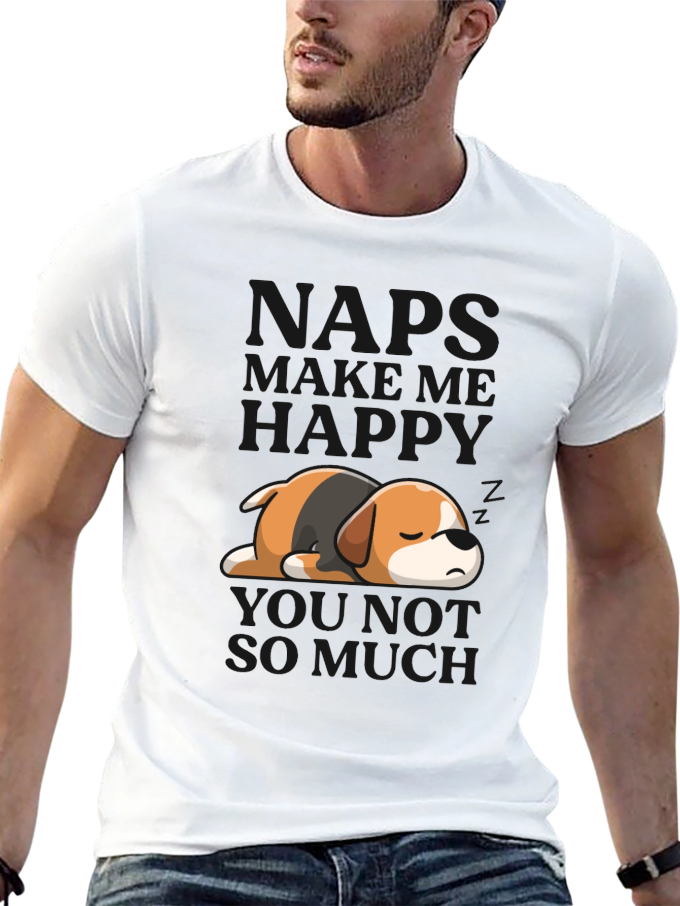 Dogs Make Me Happy T-Shirt