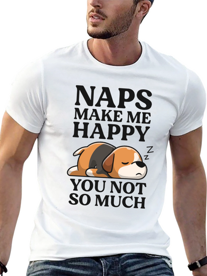 Dogs Make Me Happy T-Shirt