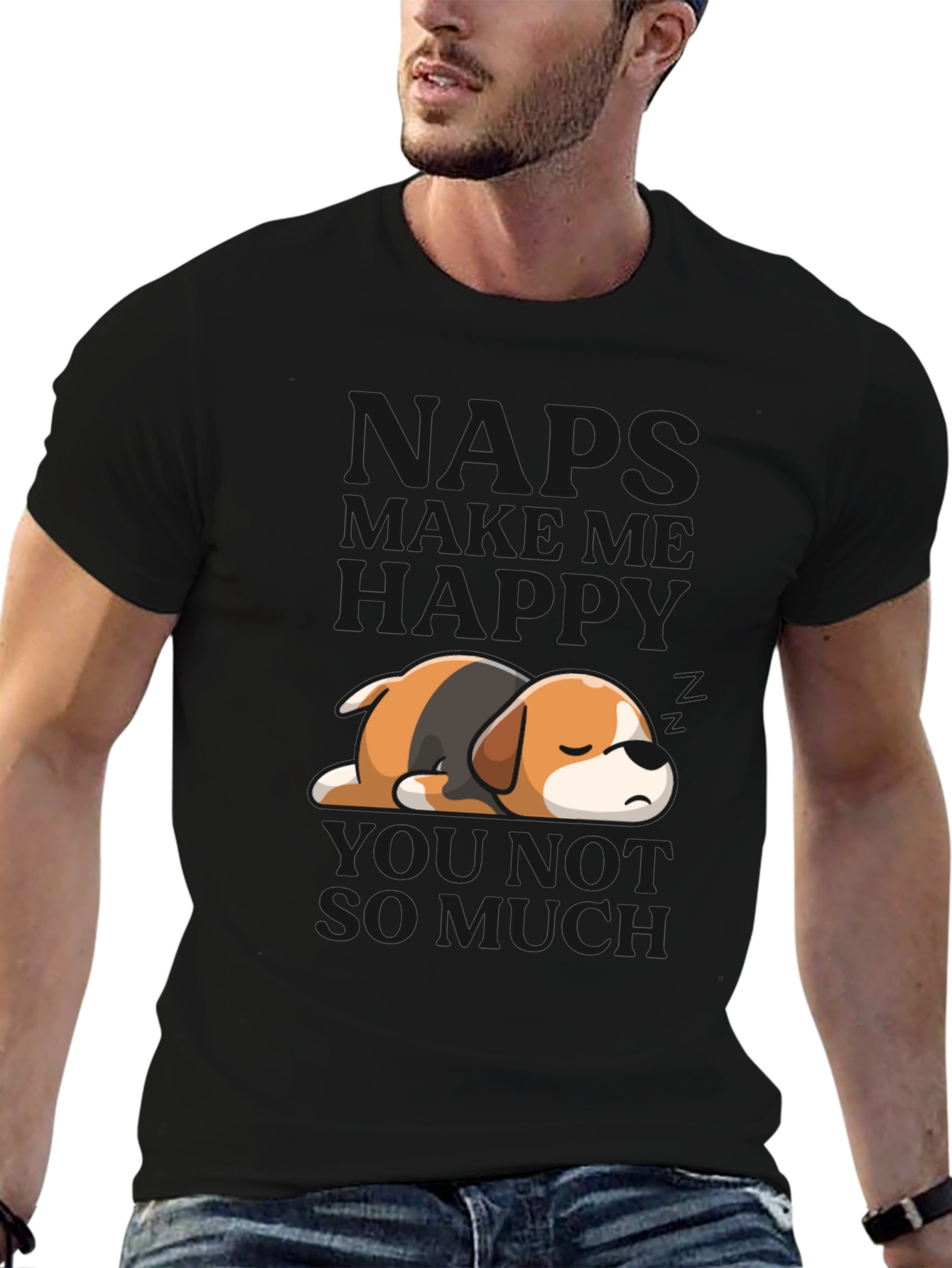 Dogs Make Me Happy T-Shirt