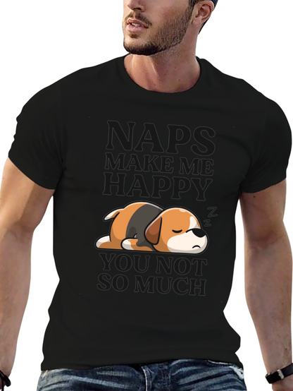 Dogs Make Me Happy T-Shirt