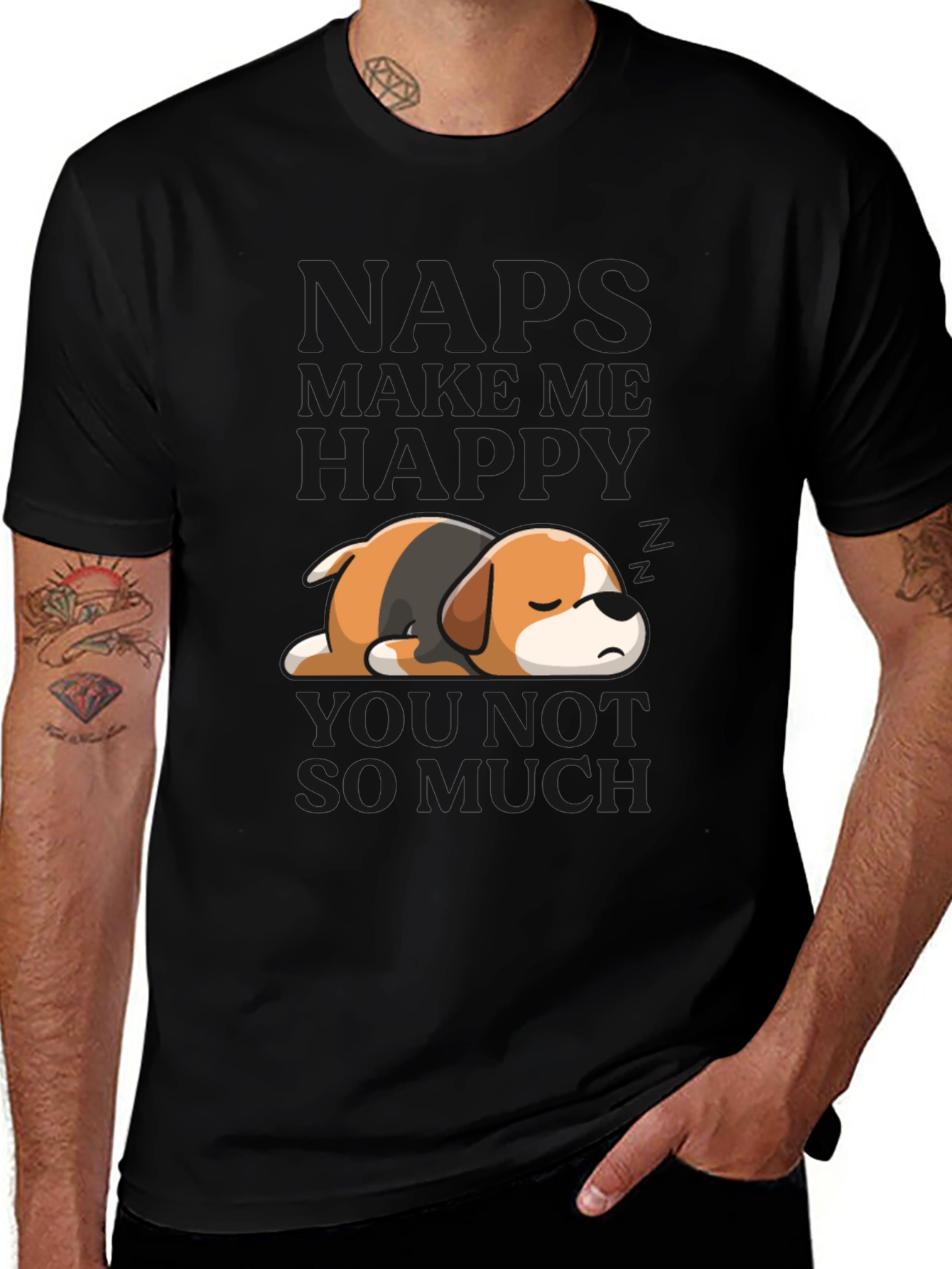 Dogs Make Me Happy T-Shirt