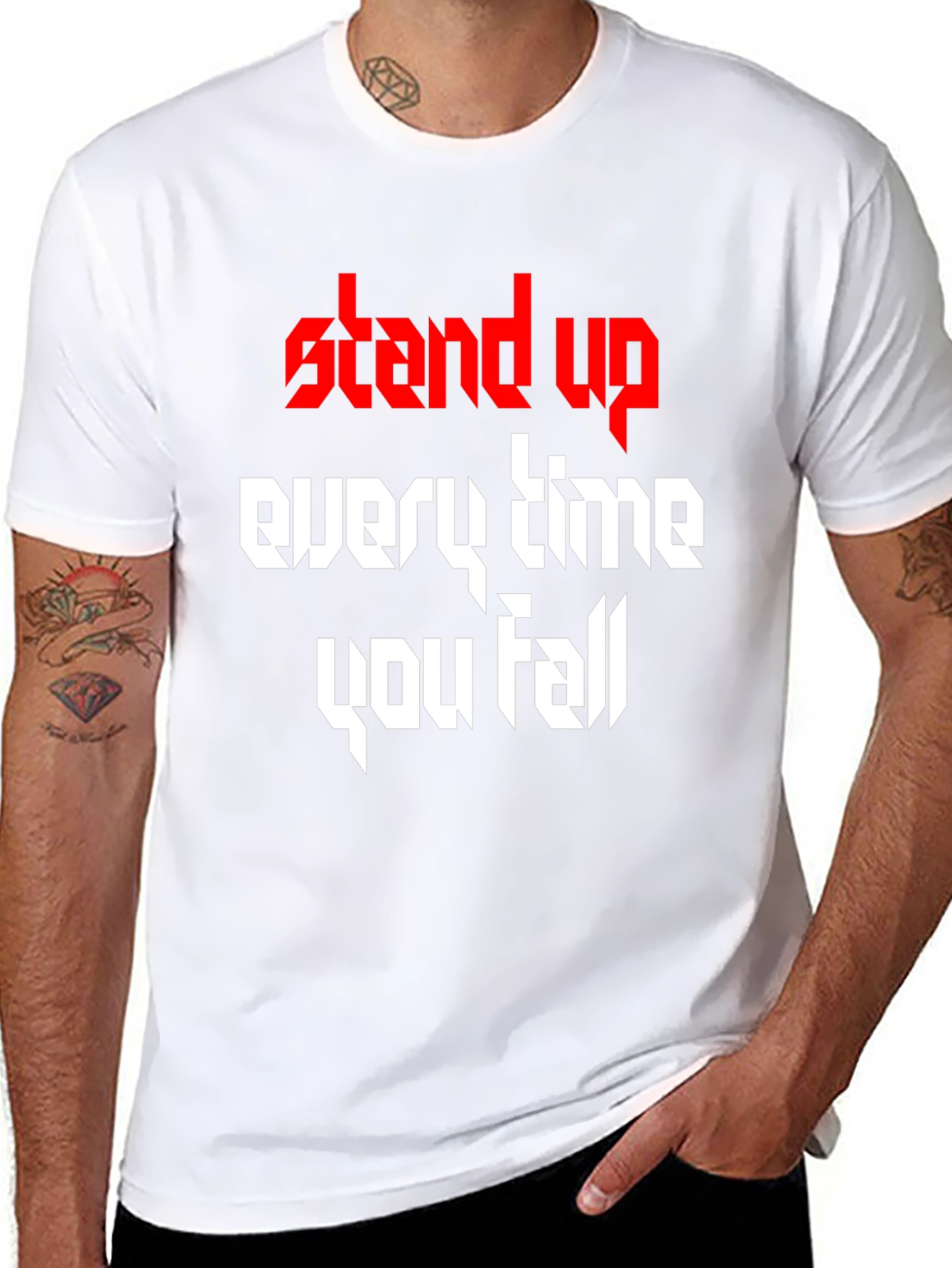 Stand Up T-Shirt - Inspirational Graphic Tee