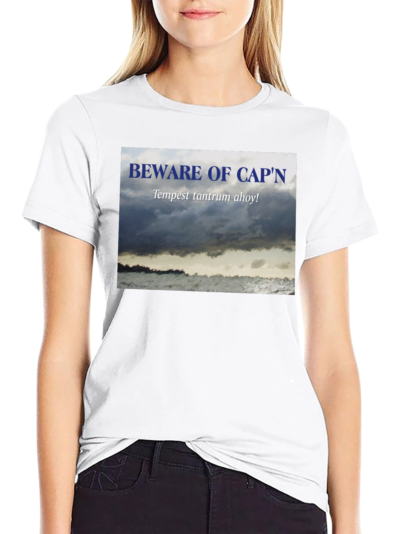Beware Capn T-Shirt - Tempest Tantrum Ahoy!