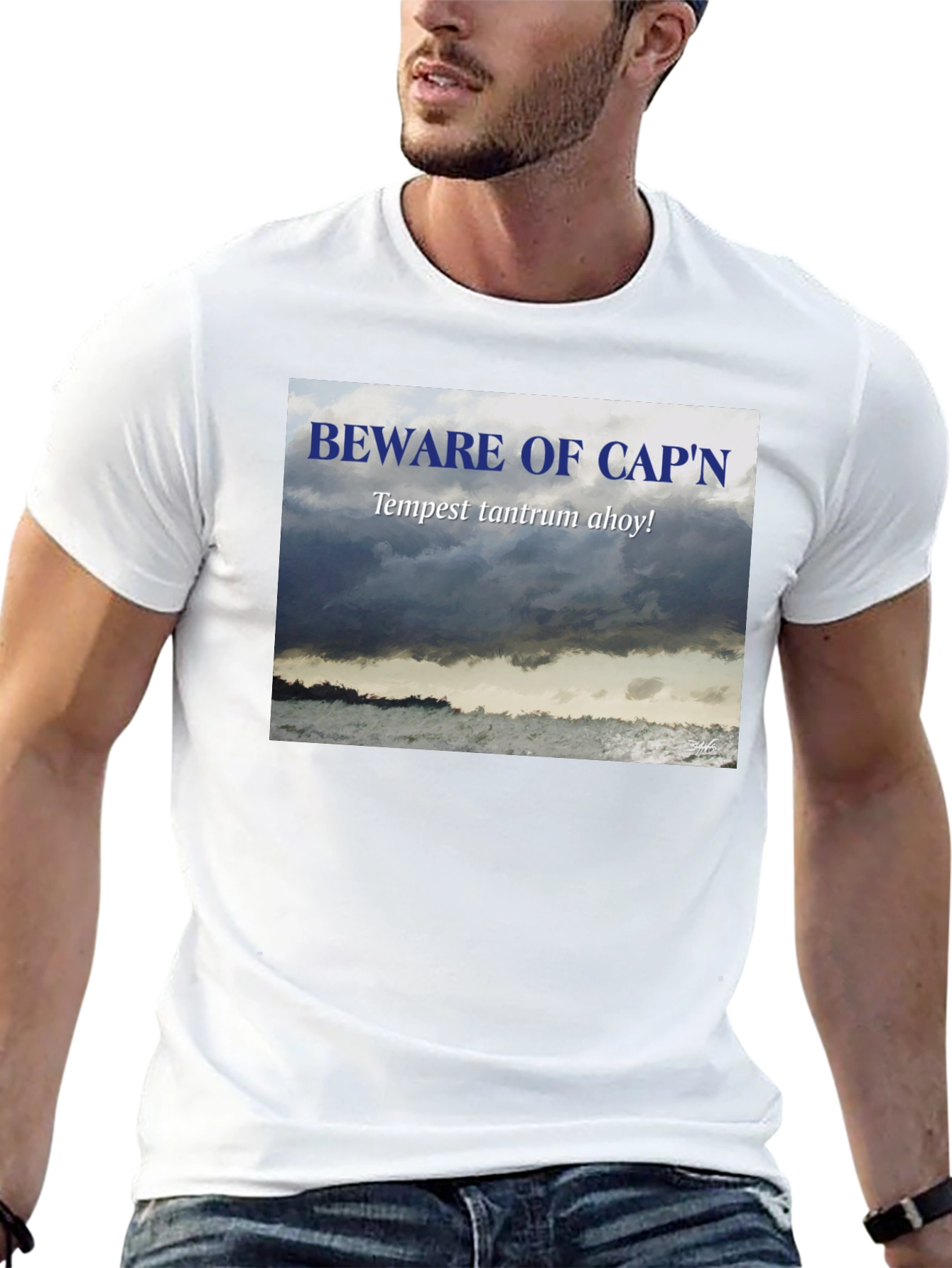 Beware Capn T-Shirt - Tempest Tantrum Ahoy!