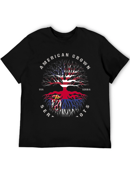 American Grown Serbian Roots T-Shirt