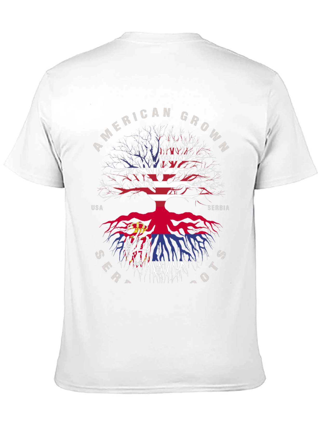 American Grown Serbian Roots T-Shirt