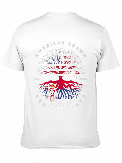 American Grown Serbian Roots T-Shirt