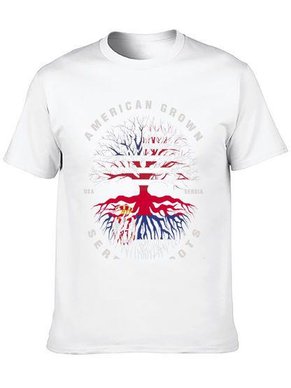 American Grown Serbian Roots T-Shirt
