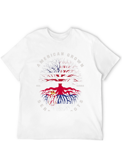 American Grown Serbian Roots T-Shirt