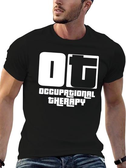 OT Occupational Therapy T-Shirt - Black
