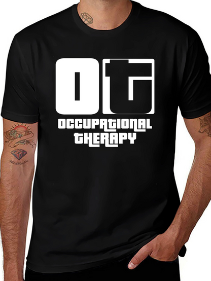 OT Occupational Therapy T-Shirt - Black
