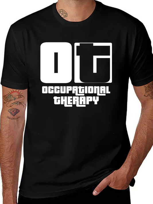 OT Occupational Therapy T-Shirt - Black