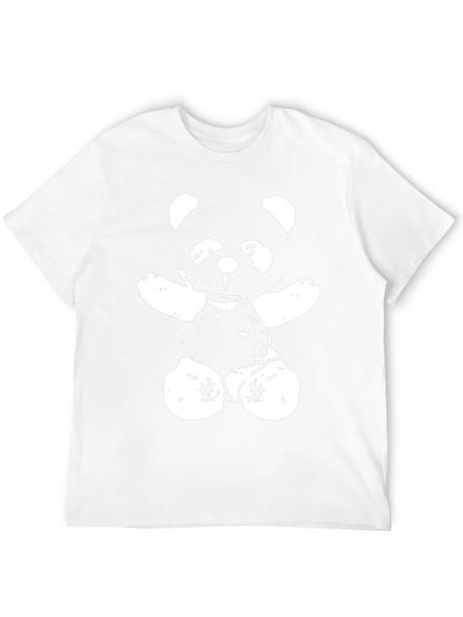 Panda Bear Graphic Tee - Modern Black T-Shirt