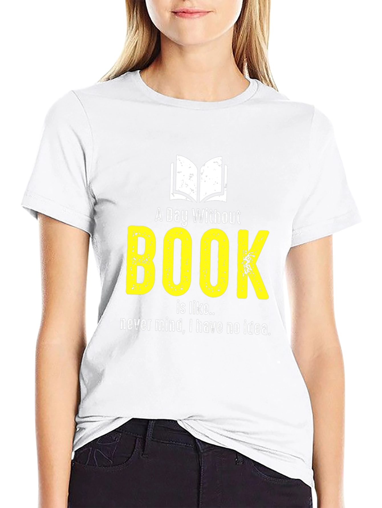 Funny Book Lover T-Shirt - A Day Without Book