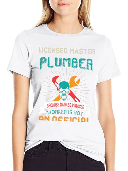 Licensed Master Plumber T-Shirt
