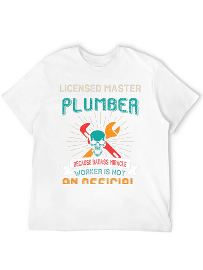 Licensed Master Plumber T-Shirt