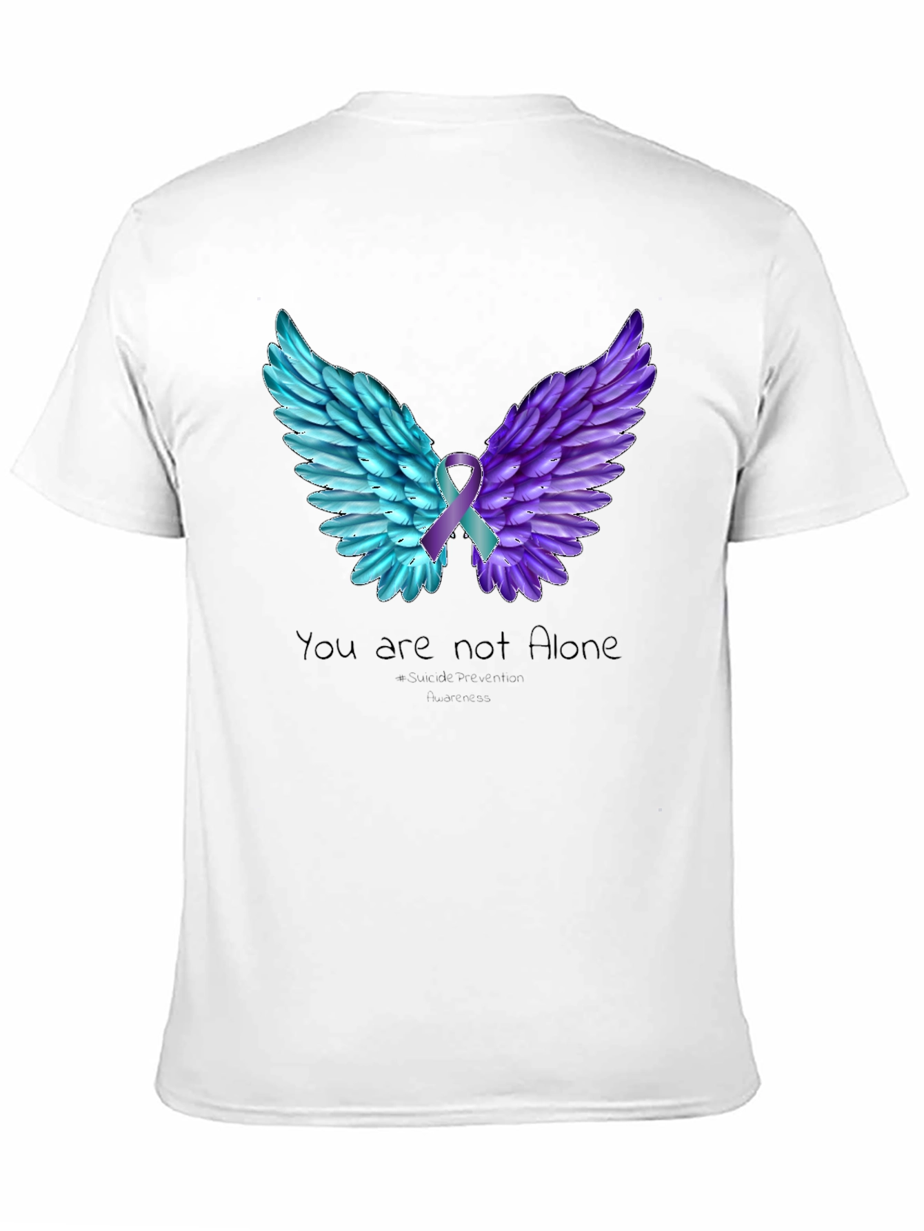 You Are Not Alone Wings T-Shirt