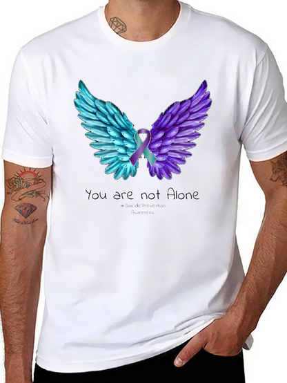 You Are Not Alone Wings T-Shirt