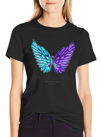 You Are Not Alone Wings T-Shirt