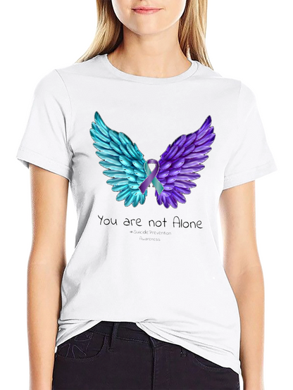 You Are Not Alone Wings T-Shirt